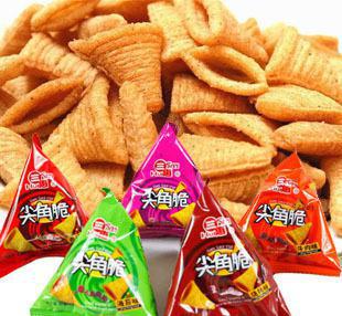 三惠尖角脆 五種口味妙脆角，休閑零食新選擇，膨化食品整箱批發(fā)指南